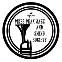 Pikes Peak Jazz and Swing Society logo graphic.